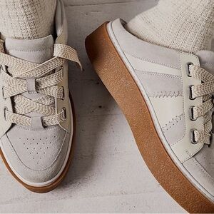 NWOT Free People Fremont Mule sneaker, off white (bone), size 41.